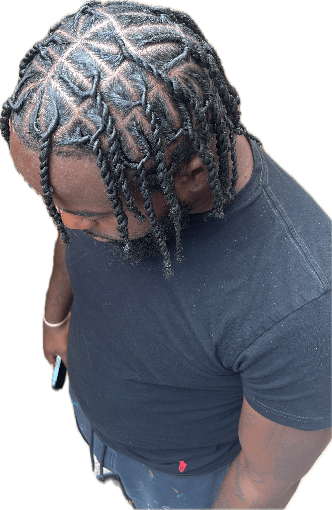 Shoulder length locs